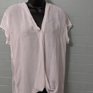 Cloth and stone Anthropologie flirty top size L